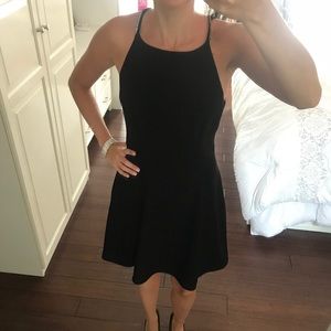 Black Formal Dress (Sheer back)